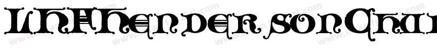 LHFHendersonChurch R字体转换